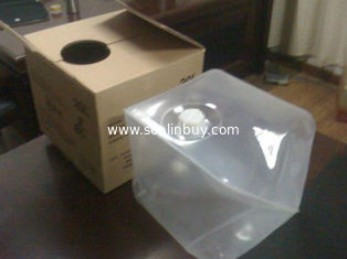 China 4L to 20L Cube Collapsible Plastic Container, LDPE Medical Gel Containers supplier