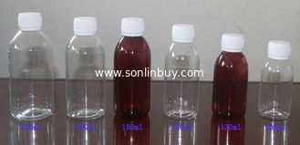 China 100ml, 120ml, 150ml, 180ml, 200m, 250ml sample PET bottles, clear amber color PET bottle supplier