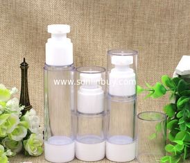 China 15ml 30ml  50ml cosmetics trial samples airless bottle vacuum flask emulsion squeeze bottle small plastic bottle supplier