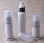 15ml,30ml,50ml Milk White PP Lotion Bottle Plastic Airless Bottles for Emulsion