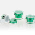 ThickWall dual structure upgrade elegance plastic cream jars, cosmetic plastic cream jars
