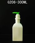 300ml square PE shampoo pump bottle for children, children series shampoo pump bottles