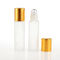 Upscale 5ml Frosting Glass Essential Oil Roll On Bottle for Cosmetic Package fragrance container supplier