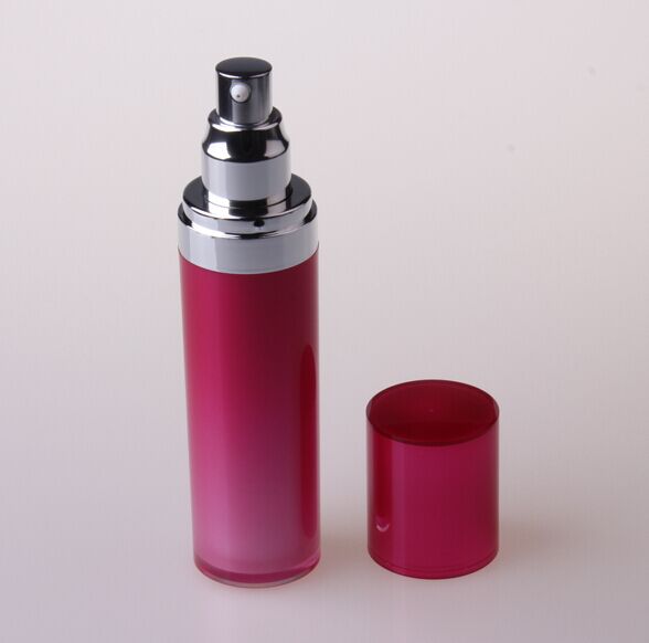 15ml 30ml 50ml 100ml 120ml Hot Pink Acrylic Lotion Pump Cosmetic Packaging Bottles Jars