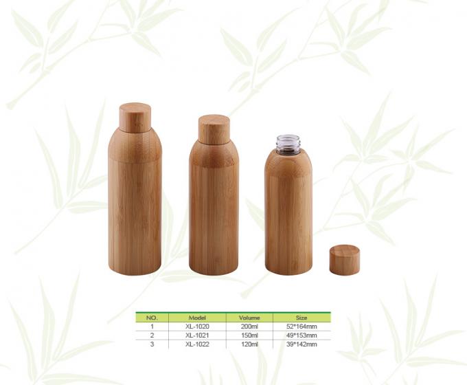 High Quality Bamboo lotion bottles, cosmetic lotion bottles in bamboo