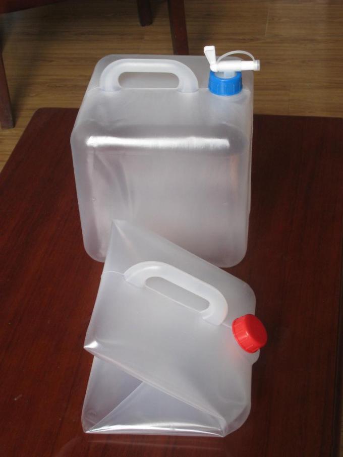 10L 20L Foldable LDPE Jerry Can, Collapsible LDPE Cubitainers For Medical