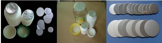 Custom-made Aluminium Induction Cap Seal, Aluminium foil cap seal liners