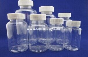 China Cylindrical Plastic bottles for health food supplier