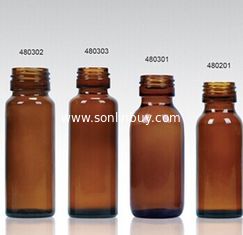 China Various of glass bottle for syrup supplier