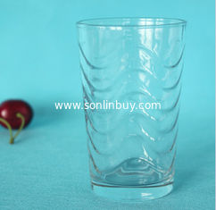 China Ripple Transparent Drink Water Cups supplier