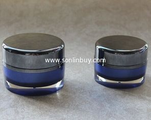 China 30g 50g Transaparent Acrylic Bottles PETG Face Cream Jars supplier