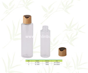 China Hot Selling Bamboo Lotion Bottles, bamboo lotion pump bottles, 100ml 200ml bamboo bottle supplier