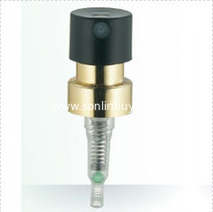 China 12mm golden perfume pump sprayer with black cap supplier