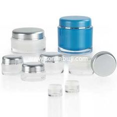 China 3-200ml thick wall plastic cream jar, high quality plastic cream jars supplier