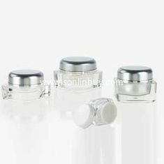 China 3ml, 5ml, 15ml, 30ml, 50ml silver plastic cream jars supplier