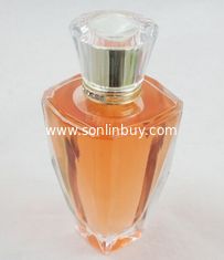China Square irregularity crystal perfume bottles 100ml supplier