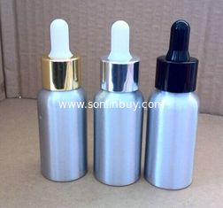 China 20ml,30ml,50ml,80ml,100ml dropper aluminium bottles for essential oil supplier