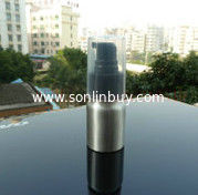 China 20ml silver red yellow blue screw aluminum bottle with lotion pumps supplier