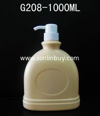 China 1000ml plastic shampoo bottle, 1L PE shampoo bottle, 1000ml Children Shower gel bottles supplier