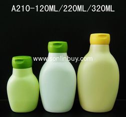 China 120ml 220ml 320ml PE shampoo bottles, Children's New style  shower gel bottles supplier