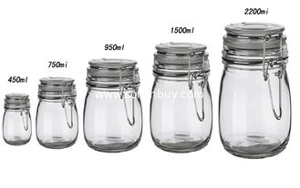 China 200ml to 2800ml Lead-free thickening glass sealing glass jar storage tank for food package supplier