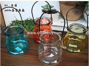 China 280ml Glass Wishing bottle, Candle Holder,  Aroma Bottle supplier