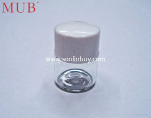 China 1ml Clear Essential Oil Glass Bottle with plastic cap, 1ml perfume glass bottle supplier
