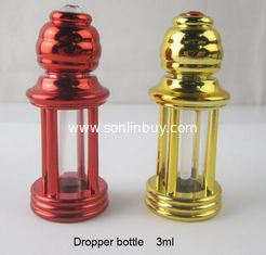 China 3ml four-column plastic perfume bottle dropper essential oil glass bottle roll on bottle supplier
