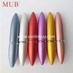 China Colorful 6ml bullet lipstick aluminum perfume spray bottles perfume pen supplier