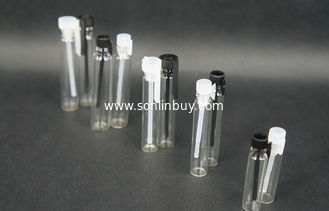 China 1ml perfume sample tube bottle/packing glass bottle/1ml sample glass test vial supplier