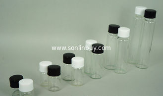 China 3ml transparent glass vial, 3ml reagent sample glass bottle supplier