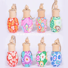 China 12-15ml polymer clay perfume bottle car accessories tourist crafts supplier