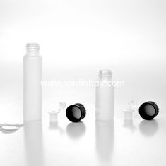 China Frosting glass essential oil bottle, 5ml 10ml chemical reagent frosting glass bottle, frosting glass sample test vial supplier