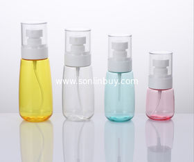 China 30ml 60ml 80ml 100ml Colorful Cute Design PETG Plastic Hand Sanitizer Cosmetic Spray Bottle Small Fine Mist Spray Pump supplier