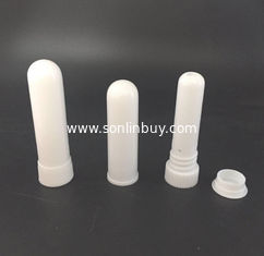 China Plastic PP Bottles Blank Nasal Inhaler sticks Essential Oil inhaler tube with cotton wicks nasal specimen tube supplier