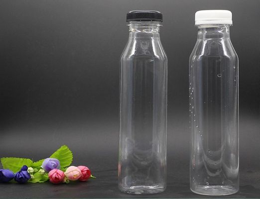 quality  Custom-made 400ml round transparent PET beverage bottles factory