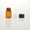 2ml amber glass package bottles, 2ml cosmetic test packing bottle,2ml reagent glass test vial supplier