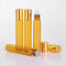 10ml  Amber Essential Oil Glass Roll On Bottle With Silver or Gold Cap and Metal Roller supplier
