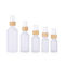 Bamboo Spray Bottle of 5ml 10ml 15ml 20ml 30ml 50ml 100ml Grosted Glass Essential oil bottle bamboo package supplier