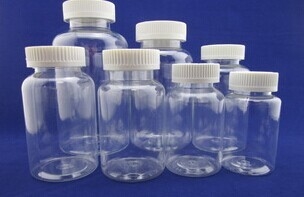 Cylindrical Plastic bottles for health food