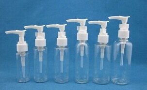 Transparent emulsion bottles