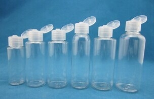 Flip up PET plastic bottle