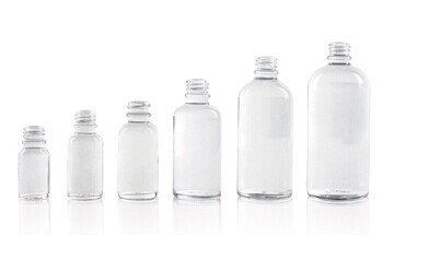 Clear Medical Glass Dropper bottles,cobalt blue&amp;green bottles