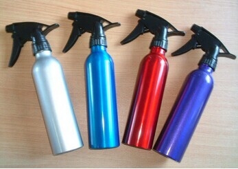 250ml water sprayer aluminium bottles