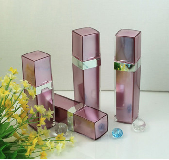 Square Cosmetic Acrylic Lotion Pump Bottle,5g-50g Acrylic Cream Jar For Cosmetic Packaging