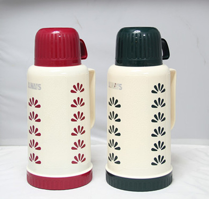 2.0L Large capacity  plastic tank glass vacuum flask home students travel gift bottle