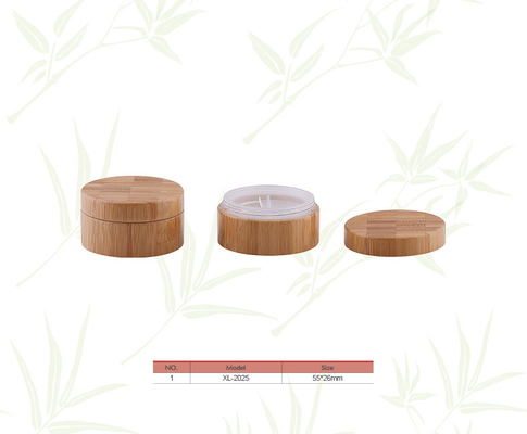 Bamboo cheek powder case