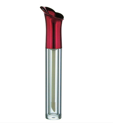 Lip Gloss tube with trumpet flower cap, trumpet flower cap lip gloss tube