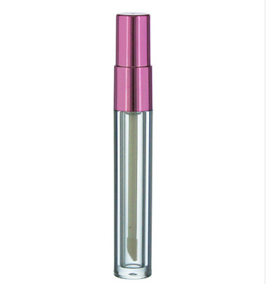 Lip Gloss tube with double cap, double cap lip gloss tube