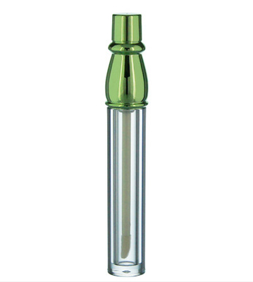 Lip Gloss tube with green cap, Green cap lip gloss tube